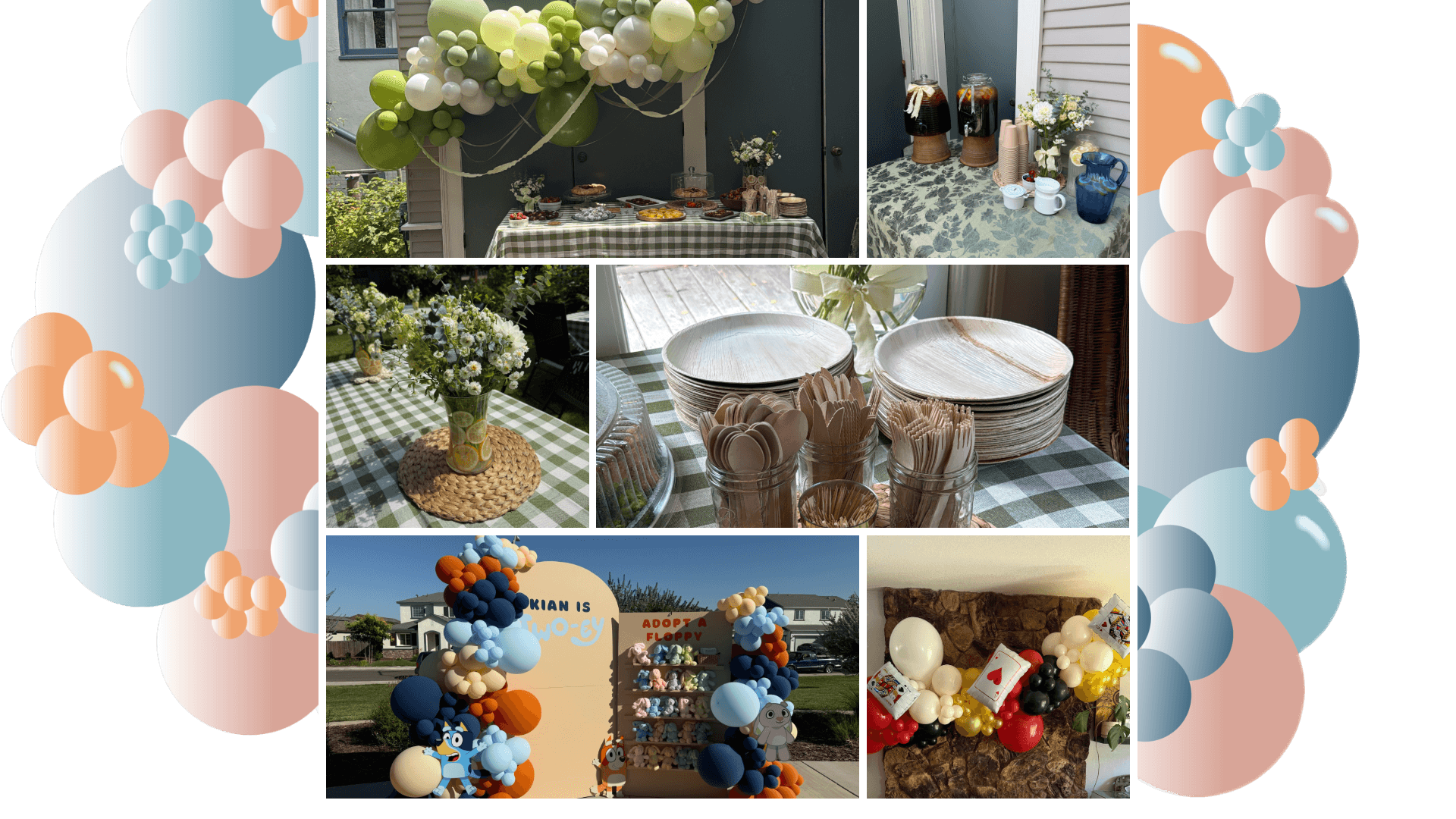 Custom event decoration and garland services